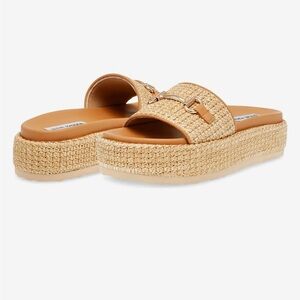 NWT Steve Madden Kayley Sandal in Raffia Size 9